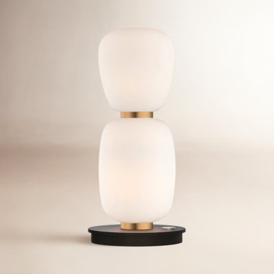 Kace Double Stack Globe Lamp