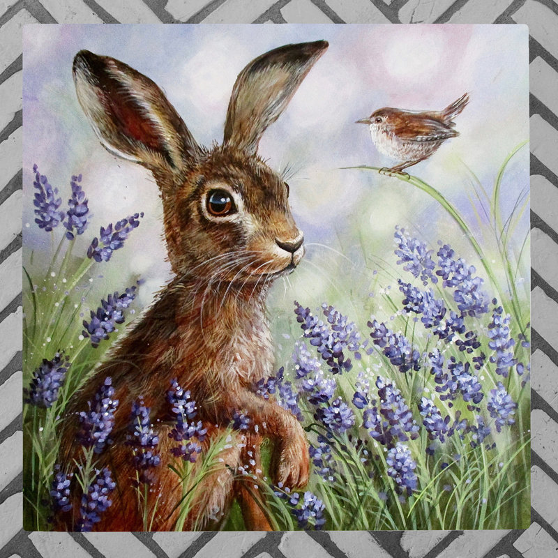 JUDITH YATES Farmhouse Wall Decor on Ceramic