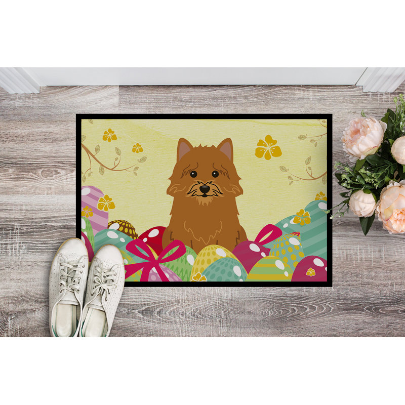 Saroyan Non-Slip Easter Outdoor Doormat, 27" H x 18" W x 0.25" D