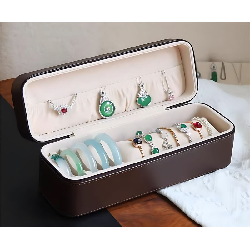 Boîte à bijoux +, Brun