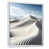 Cadre flottant blanc
