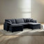 Canapé modulaire surdimensionné avec repose-pieds convertible-2128331089