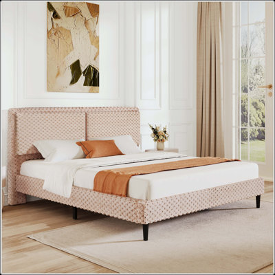 Simple Modern Plush Soft Bed with Comfortable Backrest