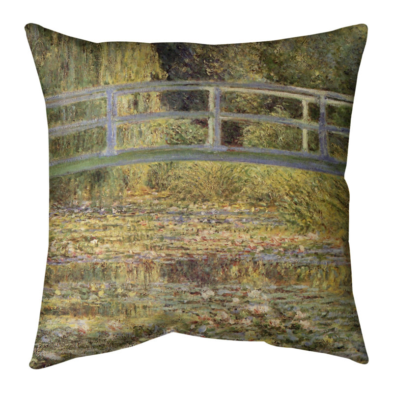 Coussin de sol pour étang Claude Monet-standard, 28 po x 28 po