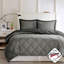 3M Scotchgard Diamond Quilting Reversible Down Alternative Comforter Set