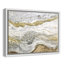 Agate métallique 1 - Cadre flottant, reproduction d'art sur toile-46829062-46829065