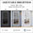 Extra Large LED Bathroom Mirror With 3 Color Lighting, Aluminum Framed, Full Body, Vertical And Horizontal Hanging, Silver, 84X36 Inches-1295470541