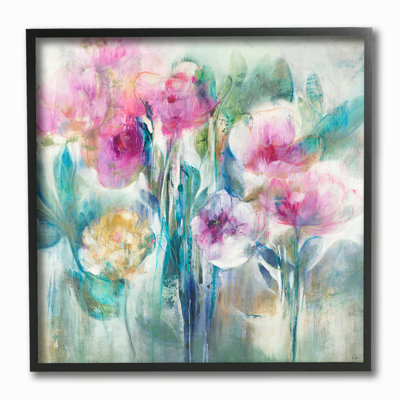 « rose mauve et sage douce fleurs » par k. peinture nari