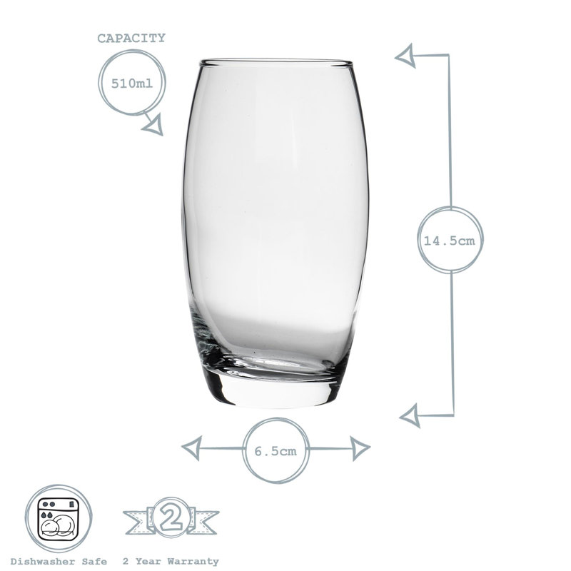 510ml Highball Glass Set