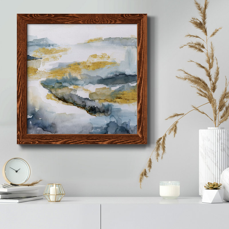 Waterway I-Premium, toile encadrée - prête à être accrochée, H 27,5 po x l 27,5 po x P 1,5 po, Érable encadré