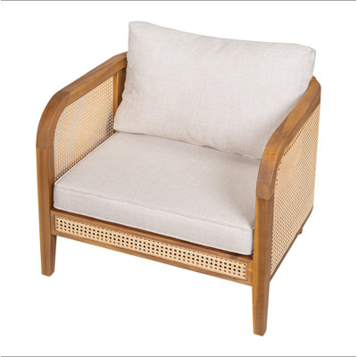 Chaise avec accoudoirs de patio Kirkby