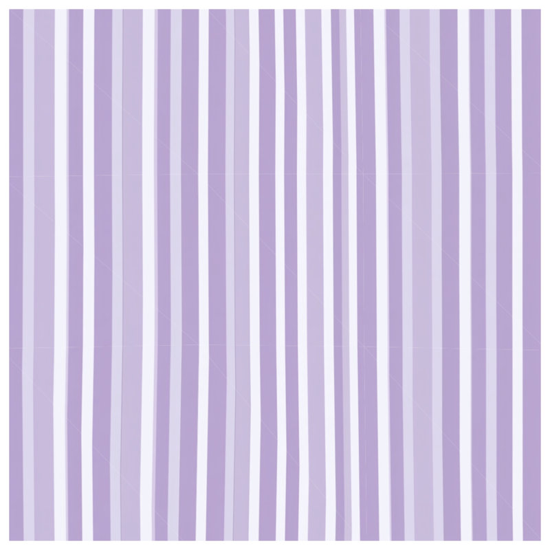 Housse de couette à rayures moderne, Très grand lit, Rayé mauve / blanc