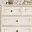 Armoire de rangement à 9 tiroirs de style crème-1272376196