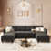 Zendejas 6 - Piece Modular U-Shape Sectional Sofa with Ottoman