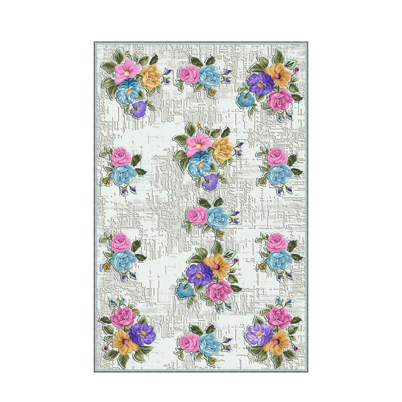 Elegant Hall Carpet, 31.5 x 78.7 inches | 100% Polyester, 0.4 inch Pile Height | Antibacterial, Non-Slip PVC Felt Dot Underside | Machine Washable, Durable Woven Design | Perfect for Entryways & Living Spaces