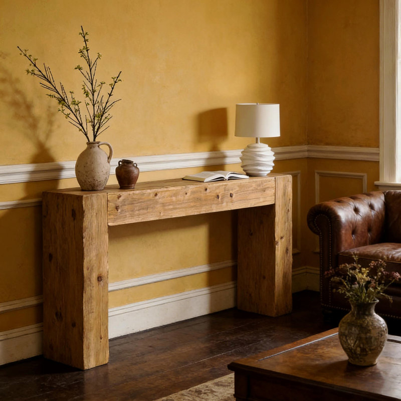 Versatile End Table,Compact Console Table,Wood Coffee Table