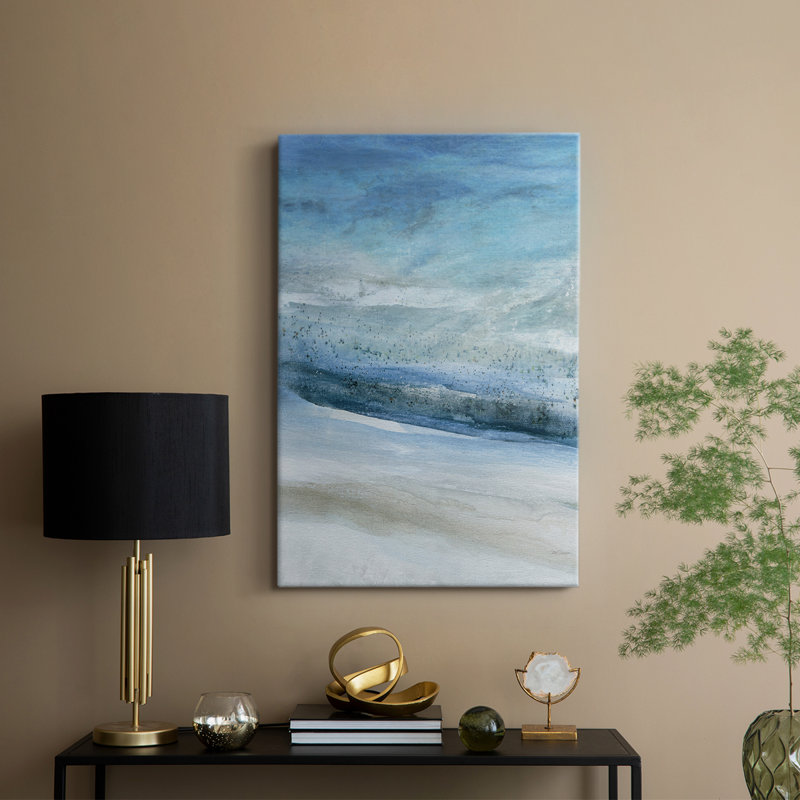 Cobalt levant la lumière - Cavas enveloppés de galerie, H 60 po x l 40 po