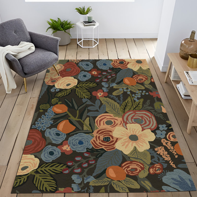 Tapis intérieur / extérieur Warvan, Rectangle 5 pi x 9 pi 11 po
