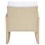 Chaise berçante d'extérieur en osier / rotin avec coussins Cummington-49844338