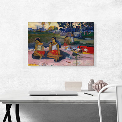 «Sacred Spring - Sweet Dreams 1894» par Paul Gauguin, reproduction d'art sur toile tendue