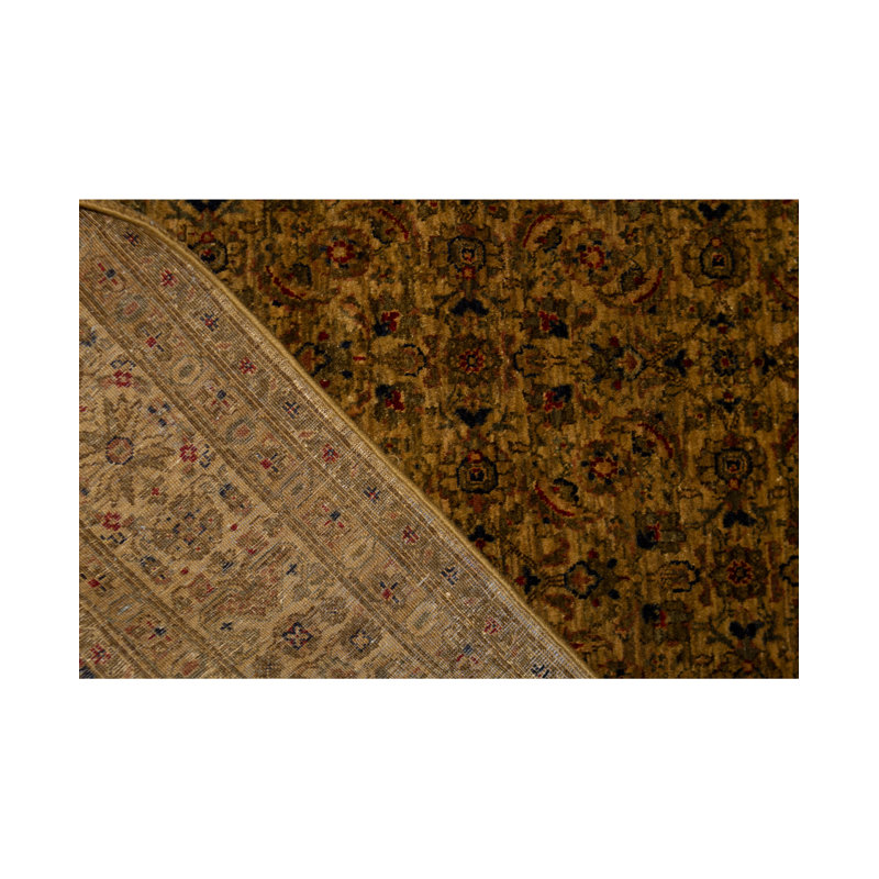 Marquis Wool Oriental Area Rug in Brown