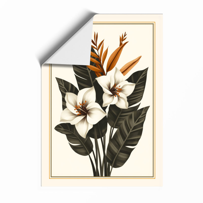 Study Botanical - Framed Print, A4 - 29.7 x 21.0 cm, Unframed