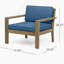 Fauteuil club avec coussins-715000302