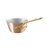 Mauviel M'MINIS Splayed Saute Pan With Pouring Edge & Brass Handle, 3.54-In