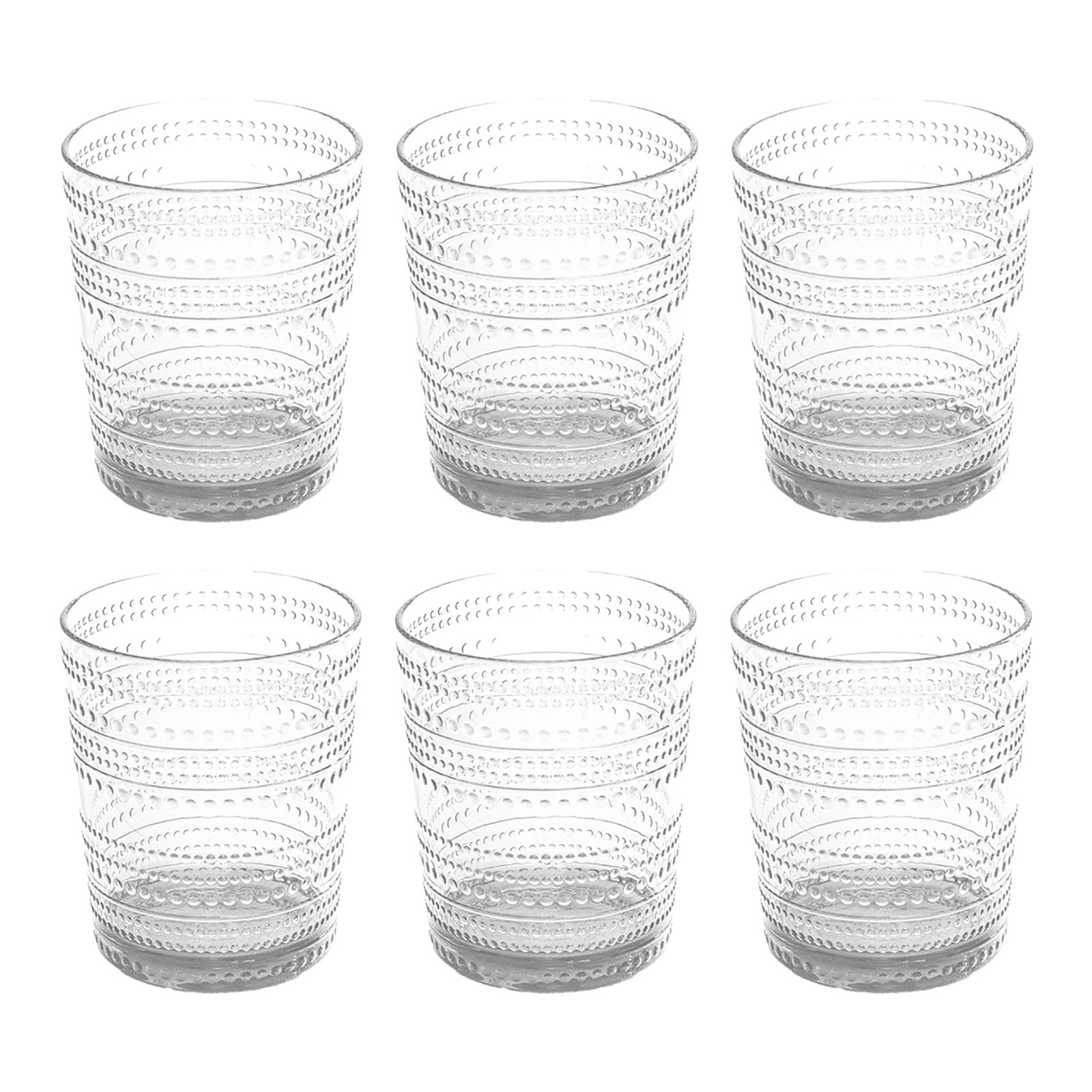 Joss & Main Chaplin 6 - Piece Acrylic Drinking Glass Glassware Set, 15.60oz., Clear