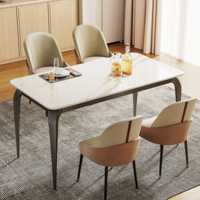 Plateau de table en pierre frittée de L 55,12 po x l 27,56 po
