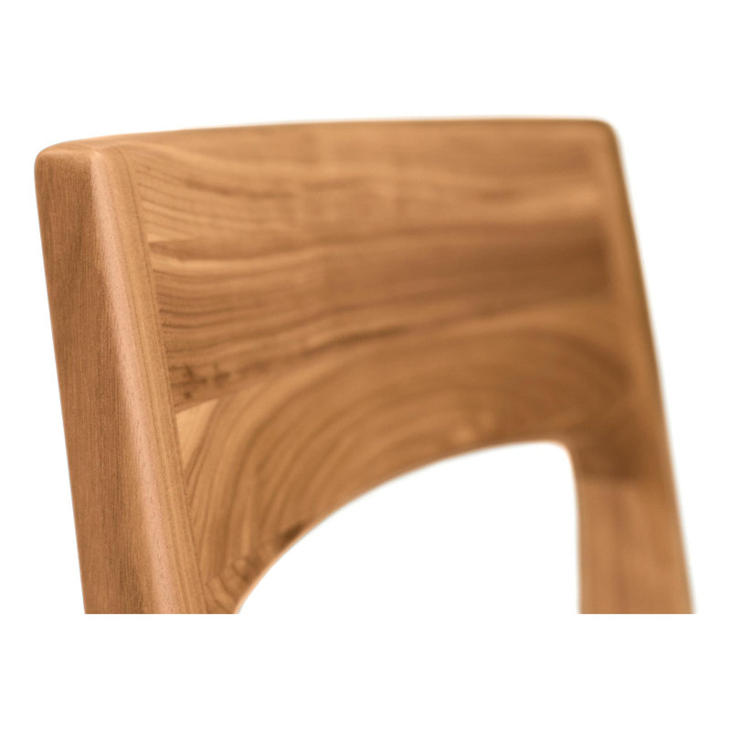 Lisse Dining Solid Wood Dining Chair, Natural Cherry