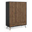 Levine 3 Door Manufactured Wood Wardrobe-361231043