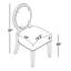 Chaise d'appoint Iestyn (ensemble de 2)-1448260365