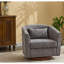 de salon moderne pivotant en chenille