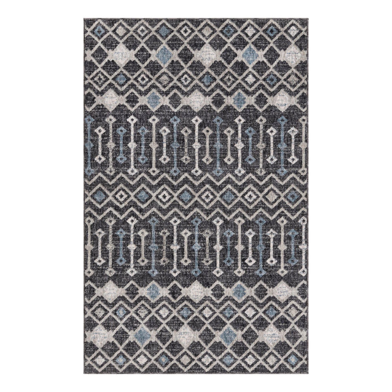 Barnkine Geometric Indoor Rug, Rectangle 4' x 6'