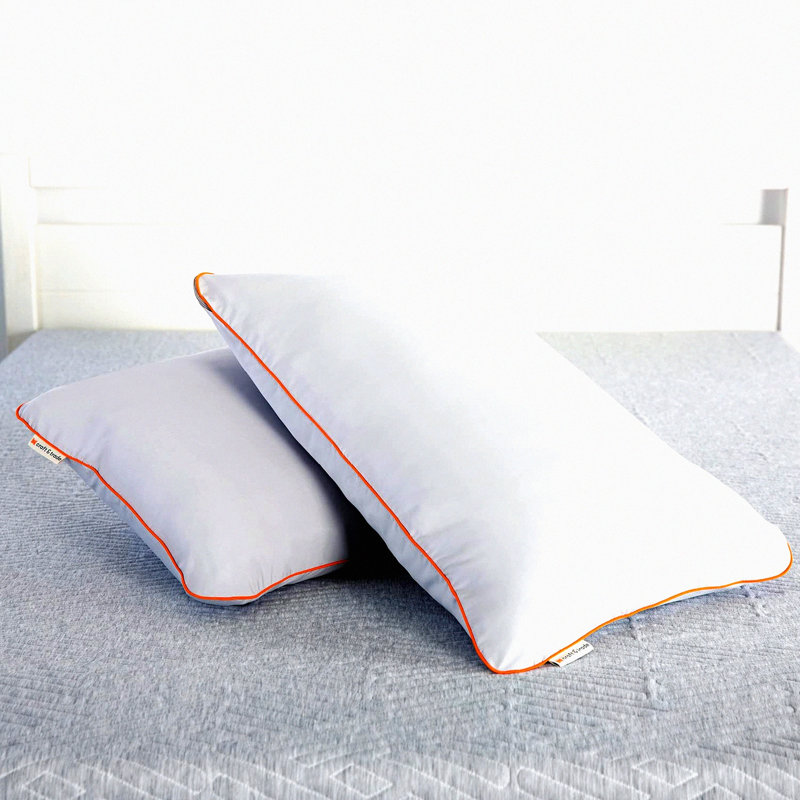 FoamCloud Memory Pillow - Cluster Support for Neck & Head, Cooling Gel Infused, Hypoallergenic, Washable Cover, Orthopedic Design, Breathable Foam