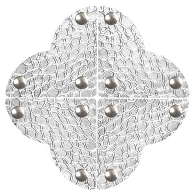 Paquet de 3 coins quadrilobe Dritz Home