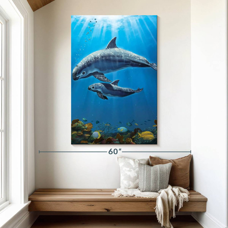 Brampt Vaquita Critically Endangered, 51" H x 34" W