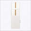 Armoire de rangement moderne 70,87 H avec tablettes coulissantes multifonctionnelles à 4 niveaux et 2 portes en verre, idéale pour la cuisine, le salon et la salle à manger