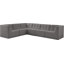 Canapé modulaire réversible en velours Hétal-87385005