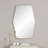 Dresden Stainless Steel Hexagon Wall Mirror