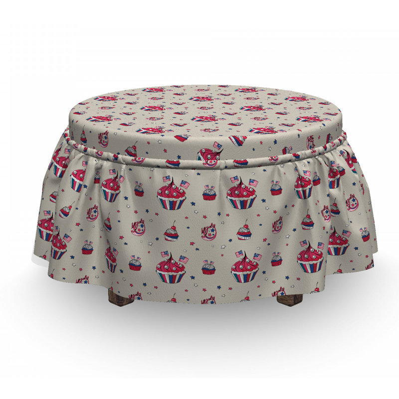Box Cushion Ottoman Slipcover