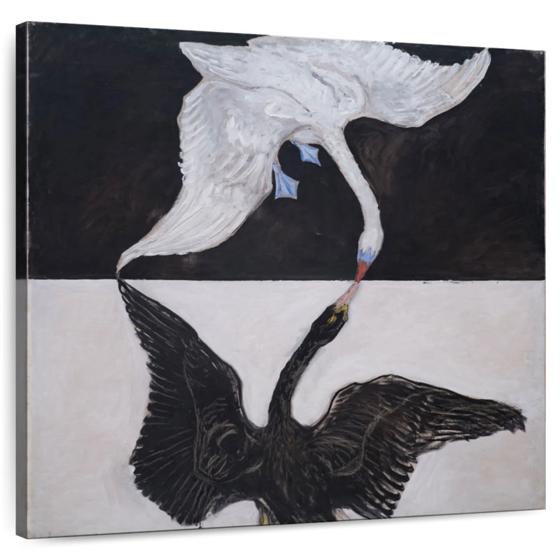 Brampt The Swan No. 1, 33" H x 33" W