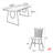 Partap Simple solid wood table