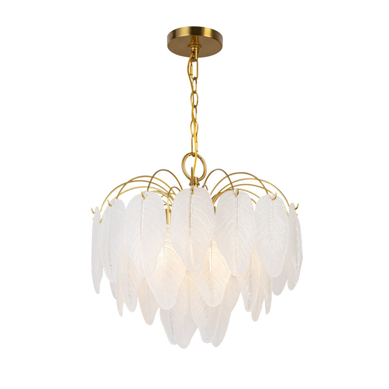 Leanard - Lustre - laiton brossé - 4 lumières
