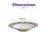 Cruise-Amalfi Premium Porcelain Prime Deep Plate , 10.2"
