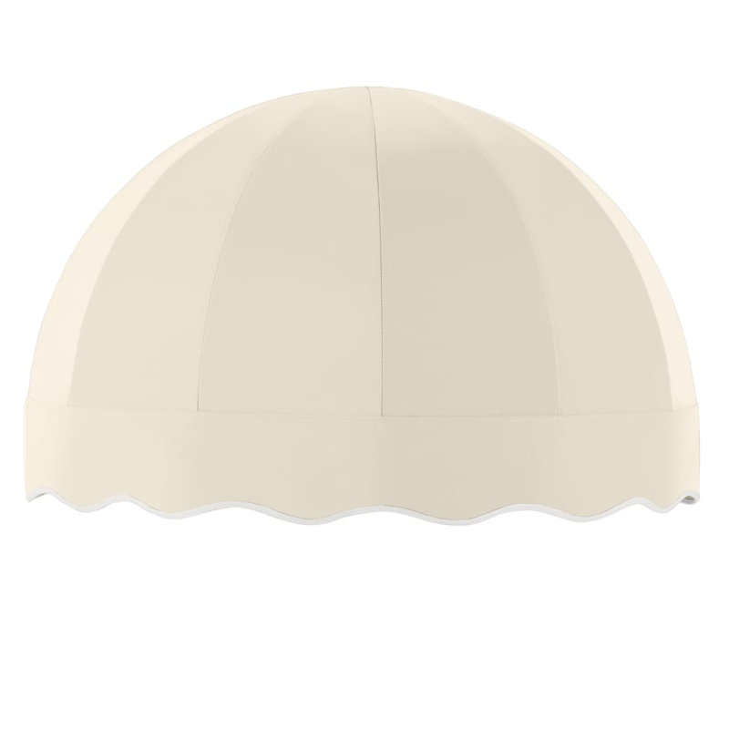 Awntech Bostonian Acrylic Fabric Fixed Awning, Linen, 27.25" H x 40.5" W x 20.25" D