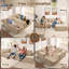 Canapé modulaire Nathasa 2 pièces sans assemblage avec compression, canapé désossé à revêtement libre avec méridienne en L, canapé modulaire à assise profonde pour le salon et la chambre à coucher-226497959-215067443