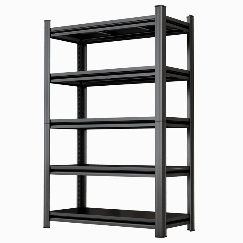Étagère de rangement réglable à 5 niveaux en métal, capacité de 2 200 lb, étagère polyvalente et durable pour divers espaces