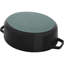 Staub Cast Iron 6.25-Qt Wide Oval Dutch Oven - White-1976446362